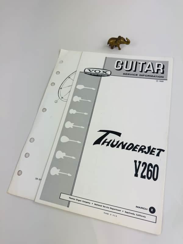 Vox Thunderjet V260 Service Manual 1969 image 1