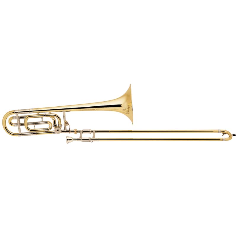 Bach 36B Stradivarius Tenor Trombone With F Attachment Yellow Brass Bell image 1