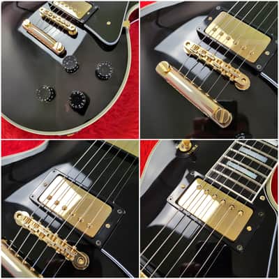 2018 Tokai LC220S Les Paul Custom Black Beauty Premium Series - Black - With Original Hard Case - Made In Japan MIJ image 4