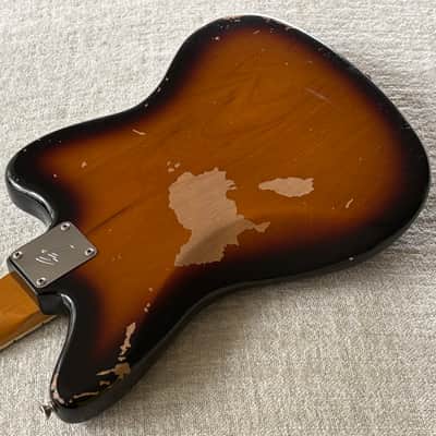 2012 Fender Kurt Cobain Road Worn Jaguar Left Hand Lefty + Case + Book + Extra Pickups Classic Player Jaguar Special HH Wiring image 21