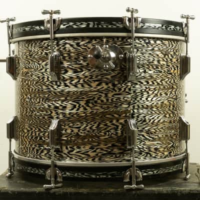 1960s Rogers 14x20 Black Onyx Pearl Bass Drum image 6