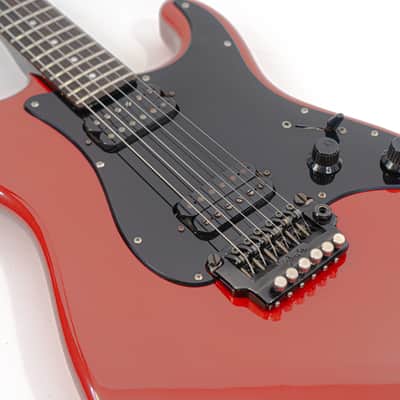 1985 Fender HH Contemporary Stratocaster Torino Red w/ System One 1 Locking Trem, TBX Tone Control, Padded Gigbag image 3