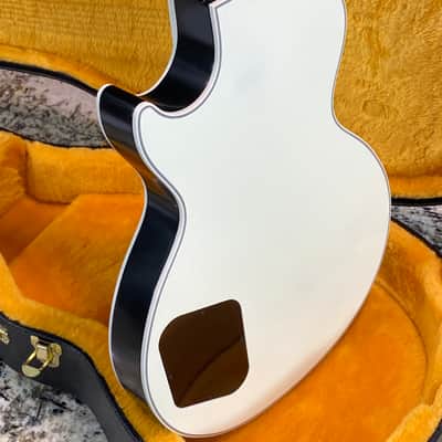 Video! 2022 Gibson Les Paul Custom MOD Collection  “Ghost” One Humbucker Black + White w/ Double Extended Stingers image 2