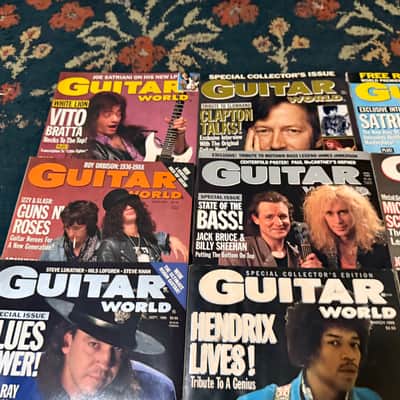 17 Guitar World Magazines - 1987 image 2