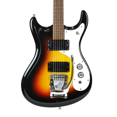 1966 Mosrite The Ventures Model Mark V Vintage Sunburst Electric Guitar- Rare 100% All Original ’66 MK V German Carve Ventures II Bakersfield CA (B180) image 1