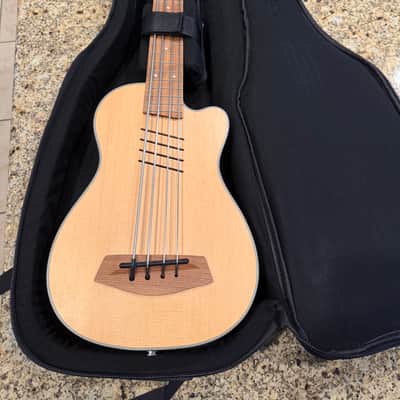Kala SSMHG-C-HH FS Fretted Hutch Hutchinson Signature U-Bass with Bag 2010s - Polyurethane Natural image 11