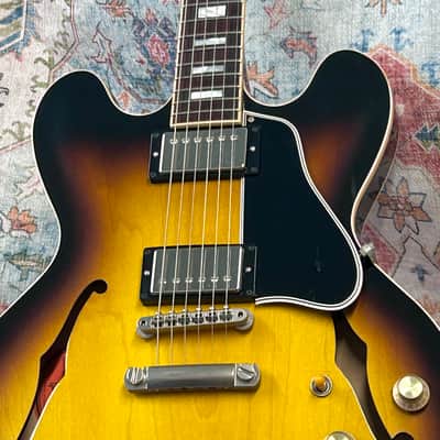 Gibson Memphis Custom '63' Block Inlay 335 2008 - Vintage Sunburst image 16
