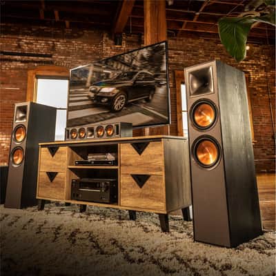 Klipsch Reference R-620F Floorstanding Speaker, Black Textured Wood Grain Vinyl image 18