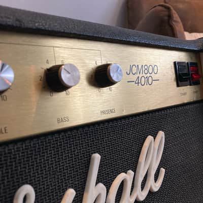 Marshall JCM 800 Lead Series Model 4010 50-Watt Master Volume 1x12 Combo 1980s - Black image 19