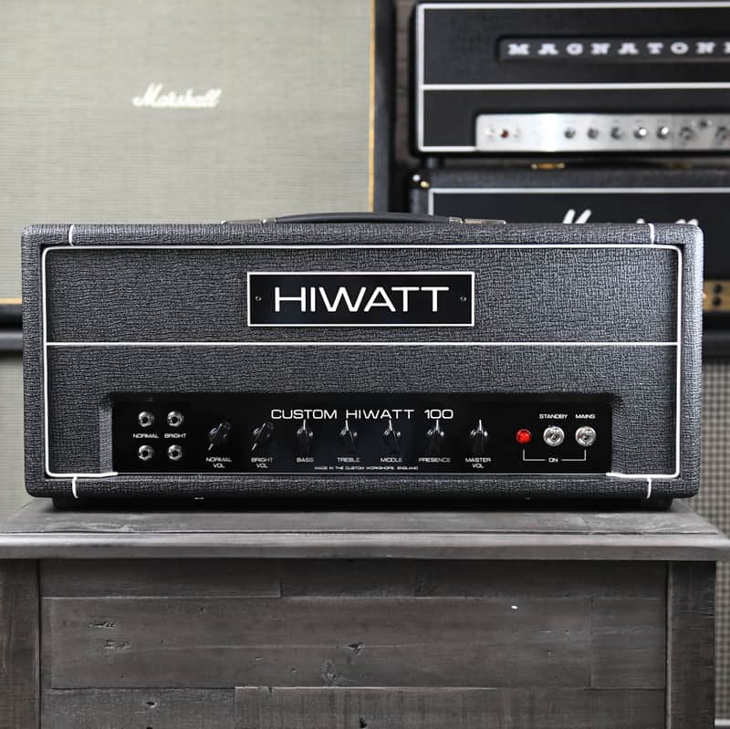 Minty- HIWATT DR103 Custom 100 100-Watt Hand-Wired Tube Amp Head – Made in England image 1