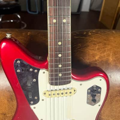Fender Jaguar 1966 - Candy Apple Red -100% Original - OHSC image 3