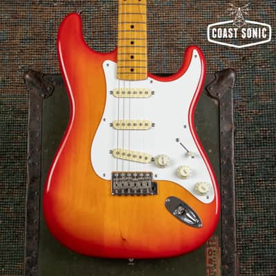 2012 Fender '57 Reissue Stratocaster ST57 Made in Japan - Cherry Sunburst image 5
