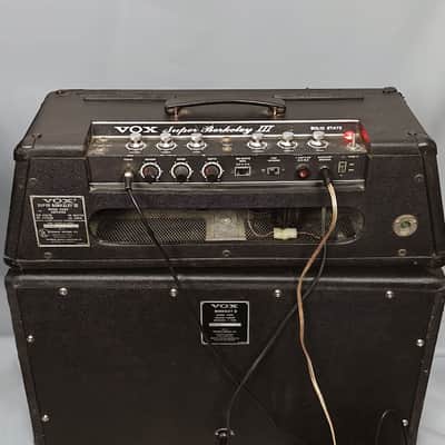 Vox V1083 Berkeley III Super Reverb 2-Channel 35-Watt 2x10" Piggyback Guitar Amp 1969 - 1970 - W/ New MOX V42 Pedal image 8