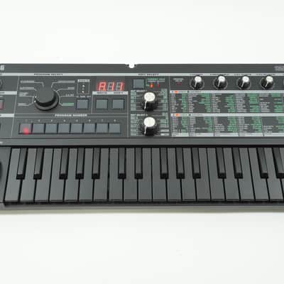 [SALE Ends Aug 12] KORG microKORG BKBK Limited All Black Edition Analog Modeling Synthesizer w/ PSU, Mic image 2