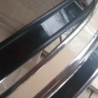 Pearl 22" Bass Drum Hoop Metal / Chrome / Black / White Inlay PARTS 3 Different image 6