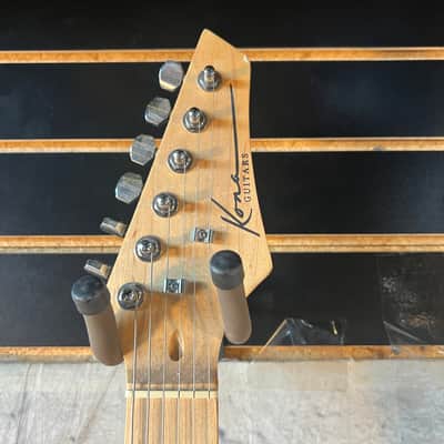 Kona Strat Style Solid Body Black Electric Guitar image 3