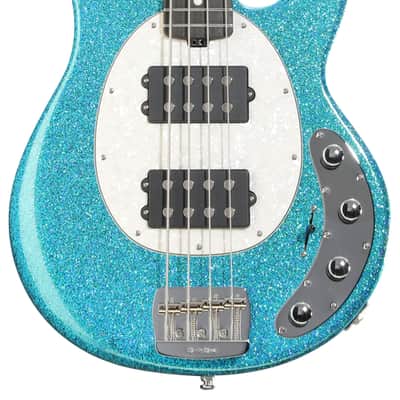 Ernie Ball Music Man StingRay Special HH Electric Bass Guitar - Anomalous Green  Ebony Fingerboard image 1