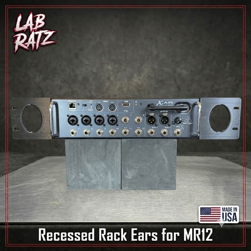 Recessed Rack Ears for Midas MR12 image 1