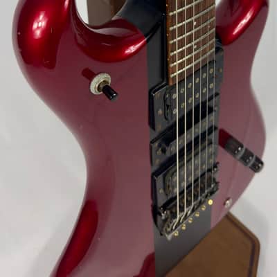 Westone Spectrum FX Set-Neck Super Strat Electric Guitar MIJ Japan 1984 - Candy Apple Red Stripe image 5