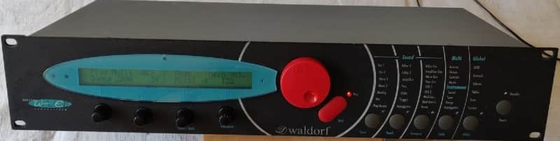 Waldorf Microwave II Rackmount Wavetable Synthesizer 1997 - Black image 1