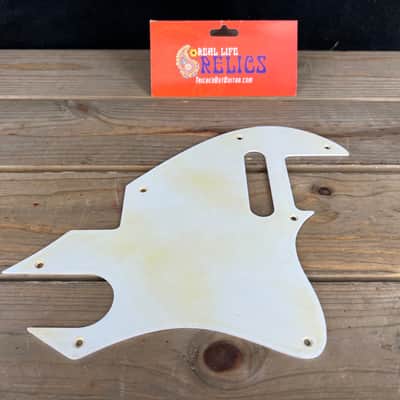 Real Life Relics Aged White F Hole Telecaster® Pickguard 1 Ply 7 Hole Thin    [PGZ1] image 2