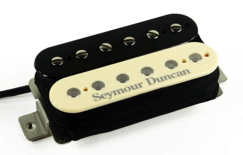 Seymour Duncan SH-6n Distortion Ceramic Humbucker Neck Pickup Reverse Zebra 2DAY image 1