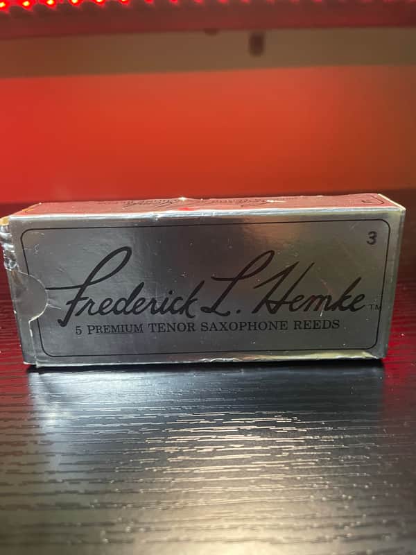 4 Federick L Hemke Old Stock Premium Tenor Saxophone Reeds (Strength 3) (4 Reeds) image 1