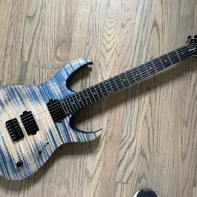 Mayones Mayones Duvell Elite 6 Blue Feather Custom shop  2021 image 5