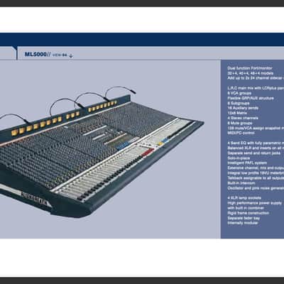 Allen & Heath ML5000 VCA 40 Channels - Full Working order / Restored / Serviced image 25