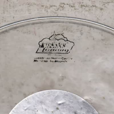 Ludwig Rockers 13" Silver Dot Clear Drum Head Vintage image 2