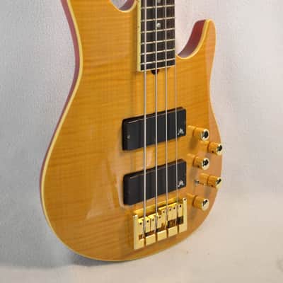 Brian Moore i4 i2000 2001 Natural 4 String Bass Neck-Thru w/OHSC image 2