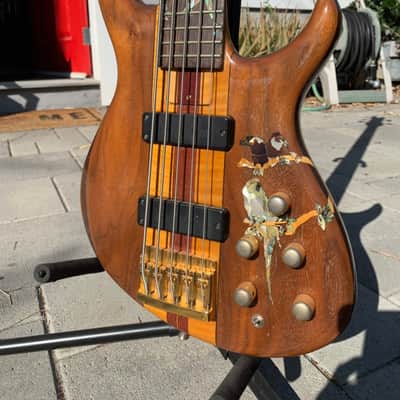 Tobias Signature 5 String CUSTOM (mid-90's) Woods and Mother of Pearl image 1