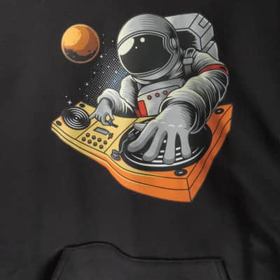 Three Wave Music Hoodie(Astro DJ) 2024 - Black [Three Wave Music] image 2