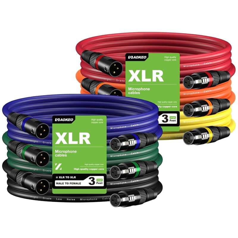 SOUNDFAM XLR Cable XLR to XLR Microphone Cable Compatible with SOUNDFAM XLR Cable XLR to XLR Microphone Cable Compatible with
