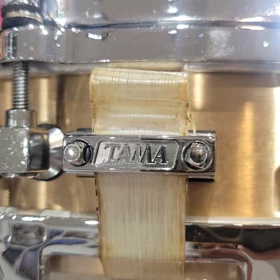 Tama PM-423 Power Metal Bell Brass 3.25x14" Piccolo Snare Drum 1988 - 1994 image 4