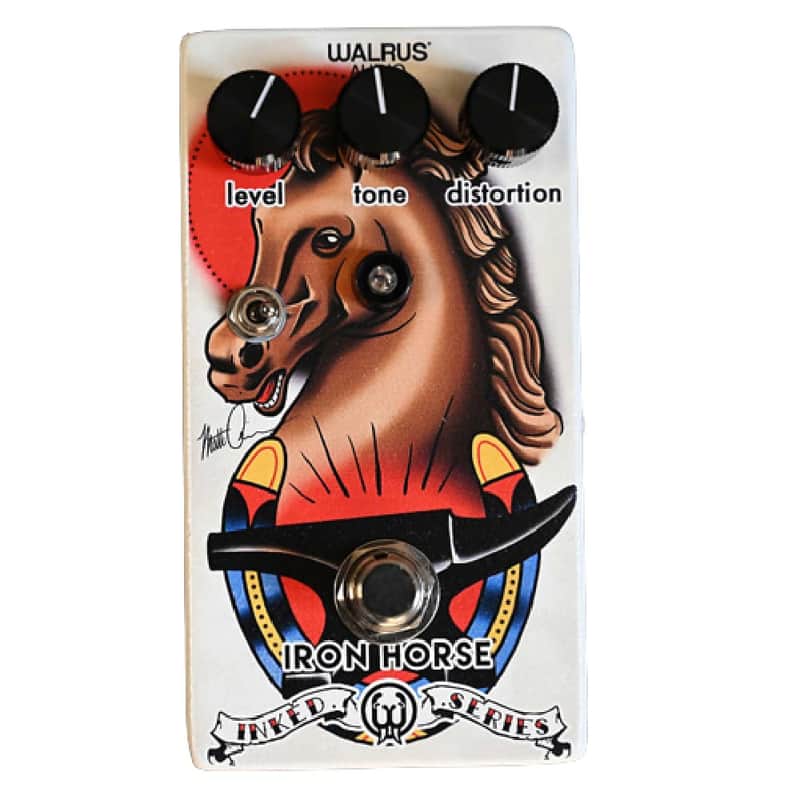 Walrus Audio Iron Horse ディストーション Walrus Audio IRON HORSE: シリコン／LEDクリッピングの比率を自由に