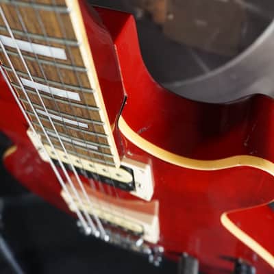 Red Les Paul Electric Guitar w/ Gig Bag image 14