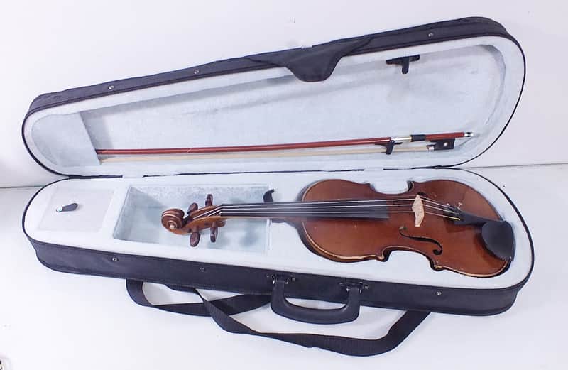 Vintage / Antique 3/4 Violin + Case & Bow image 1