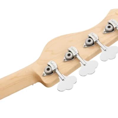 Sadowsky MetroLine 24-Fret Modern Bass-Swamp Ash Body-4 String-Burgundy Burst Transparent Satin image 8