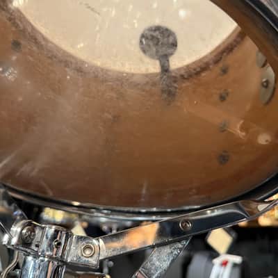 Vintage 1970's Ludwig 3-Ply Classic Maple with Re-Rings 3-Piece 13/16/22 Drum Kit Set in Black (Rm4) image 18