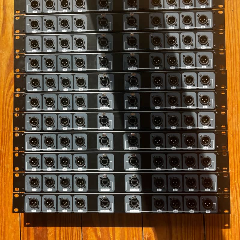 2022-2025 Stairville RJ45 DMX Rack Split MX42-3P black & grey