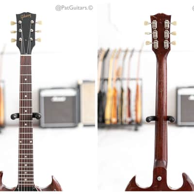 1969 Gibson SG Junior with Vibrola and a Large Guard in Cherry image 3