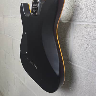 Schecter Demon-6 2014 - 2017 - Aged Black Satin with Hard Case image 14
