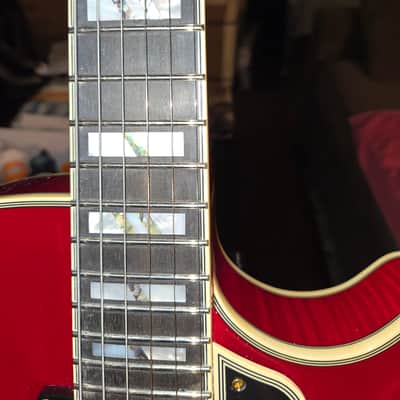 D'Angelico Excel EX-SS Semi-Hollow with Stairstep Tailpiece, Ebony Fretboard 2021 - Present - Trans Cherry image 15