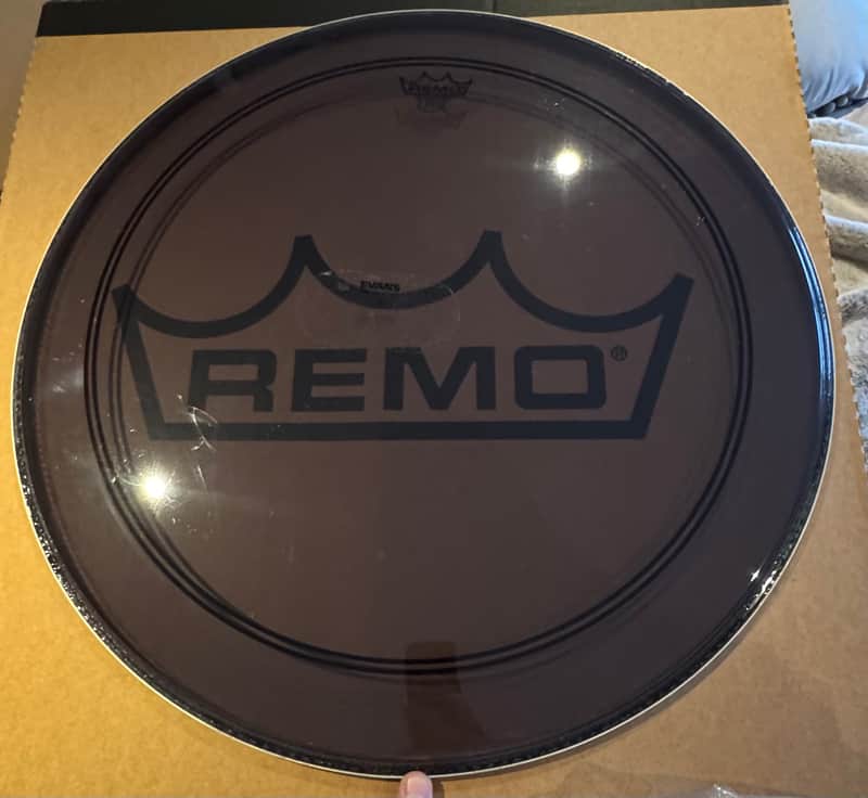 Remo Colour tone smoke bass drum head 2024 - Smoke image 1