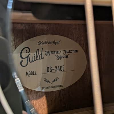 Guild Westerly Collection DS-240E Memoir 2024- Present - Black image 8
