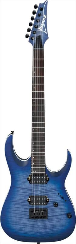 Ibanez RGA Series RGA42FMBLF Blue Lagoon Burst Flat Finish Electric Guitar image 1
