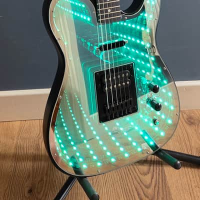 Infinity Mirror LED Electric Guitar – Sound Reactive RGB Lights - Customised in the U.K. image 9