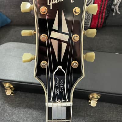 GIBSON LES PAUL CUSTOM ORIGINAL NOS SPLIT DIAMOND HEADSTOCK OVERLAY-VENEER image 3