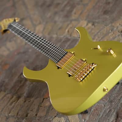Mayones Duvell Elite 6, V24 - Custom Gloss Gold Metallic image 10